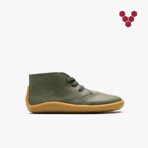 Vivobarefoot Gobi Addis Kids Gobi Boots Dark Green UK PKDS